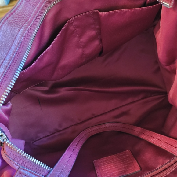 Coach Pebbled Leather Tote - Picture 6 of 16